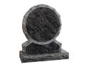 Rustic Pitched Blue Granite Memorial Image